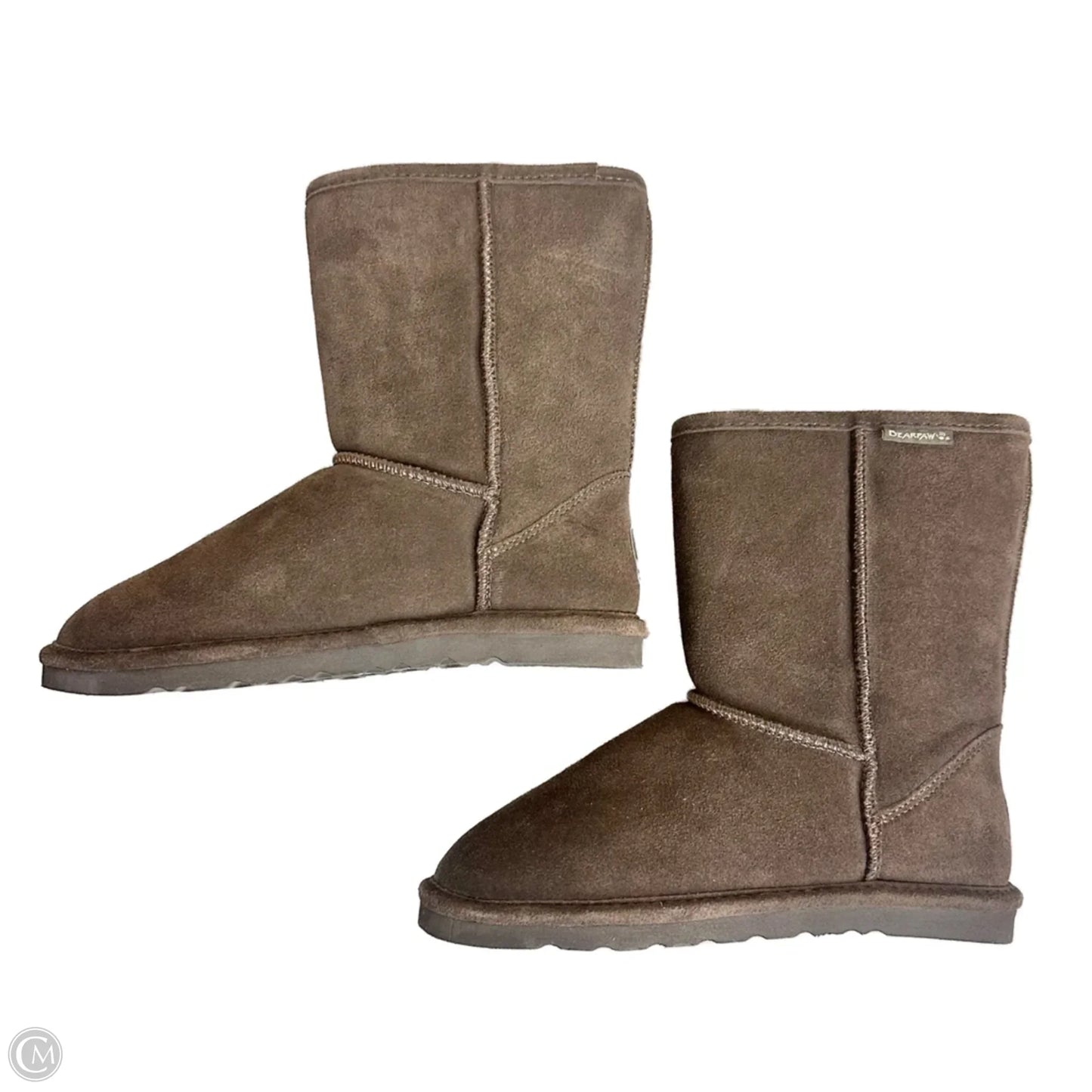 Boots Knee Flats By Bearpaw In Brown, Size: 7.5