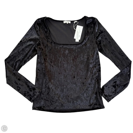 Top Long Sleeve By Vince In Black, Size: L