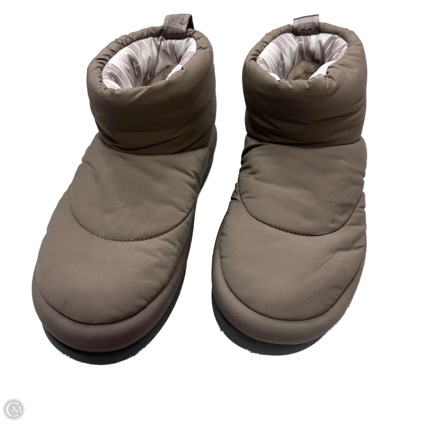 Boots Designer By Ugg In Brown, Size: 12