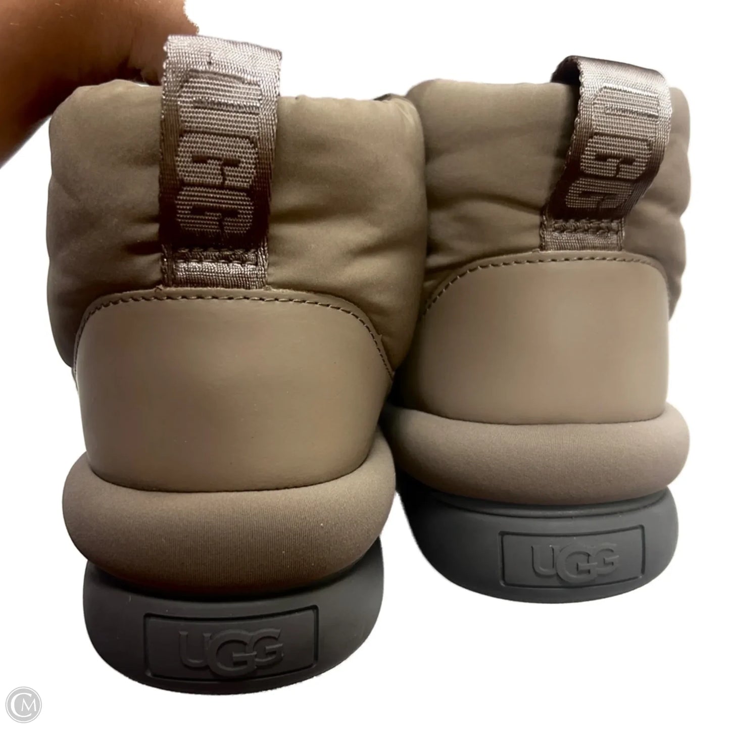 Boots Designer By Ugg In Brown, Size: 12