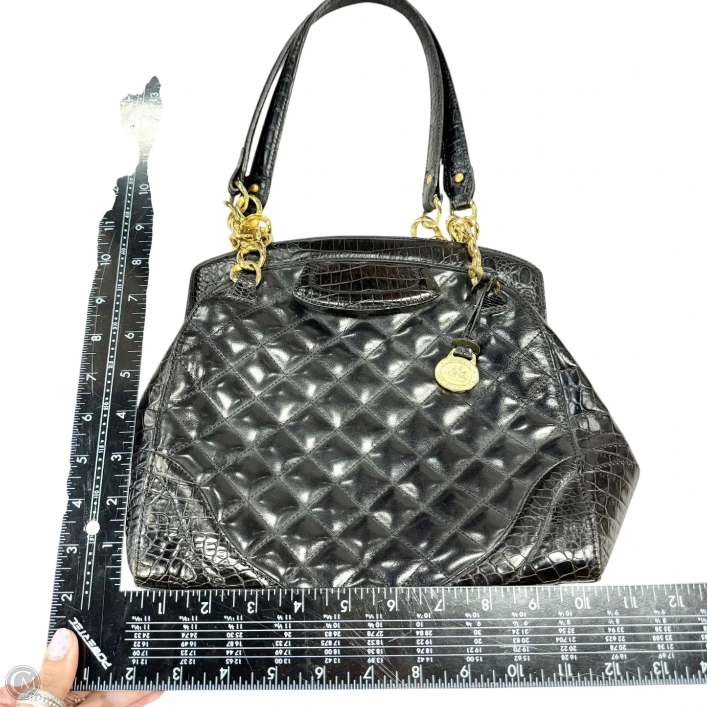 Handbag Designer By Brahmin, Size: Small
