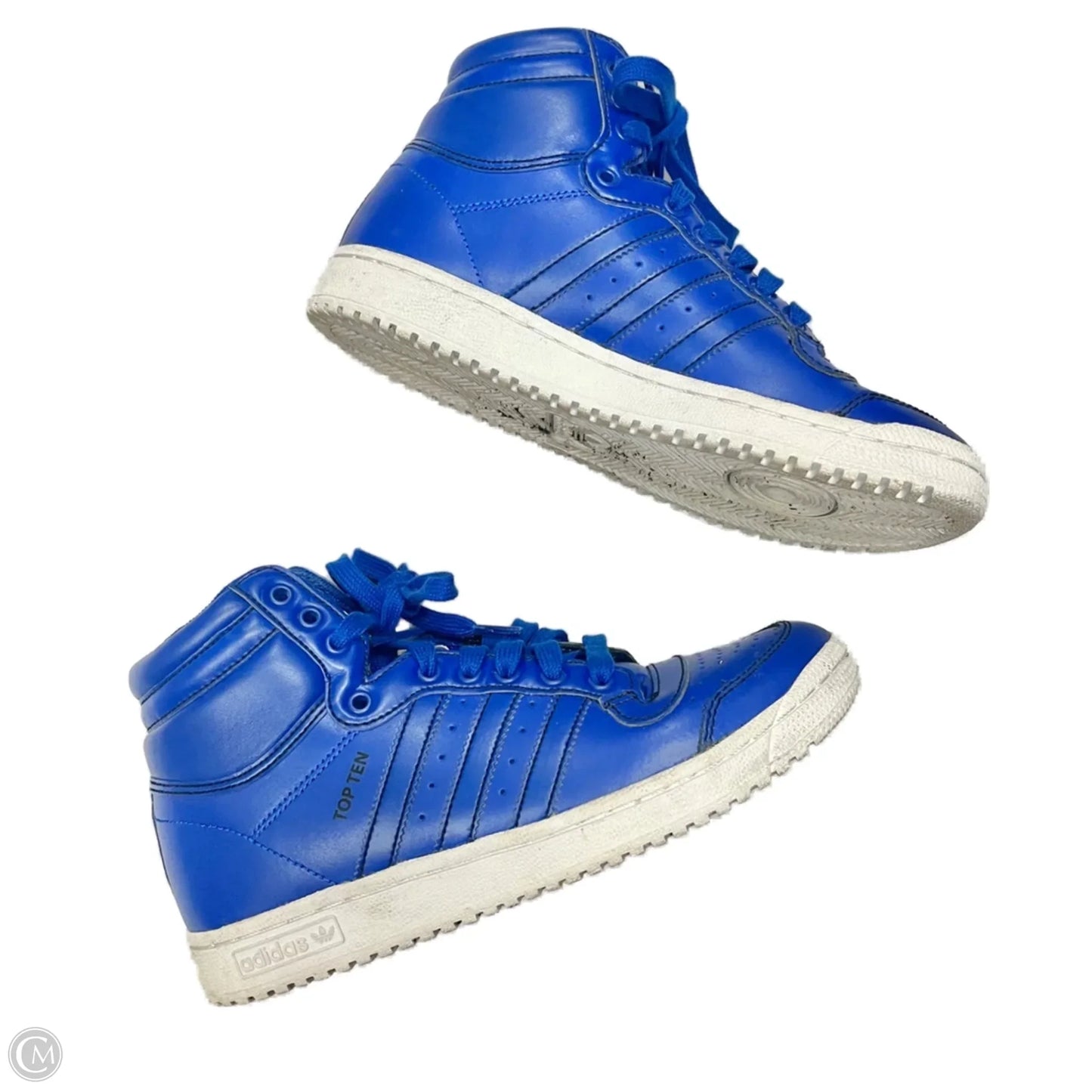 Shoes Sneakers By Adidas In Blue, Size: 7