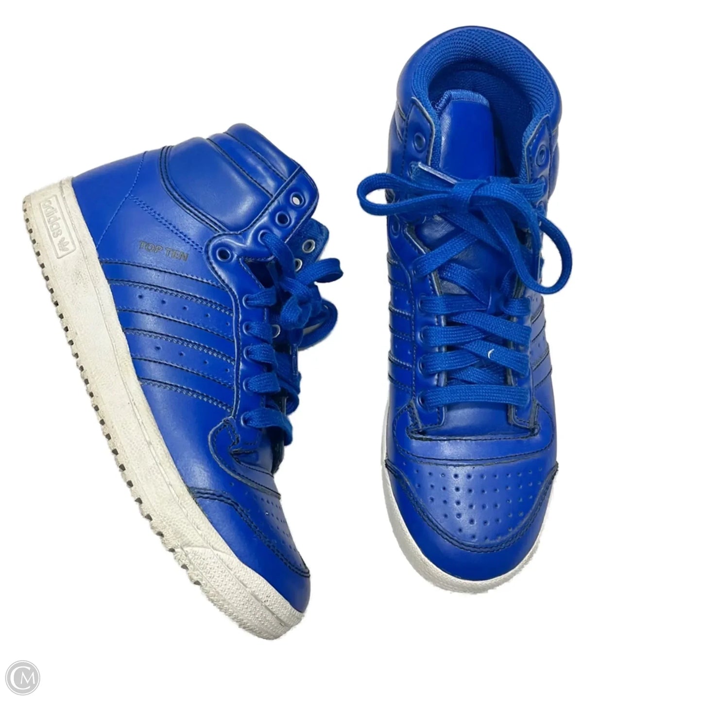 Shoes Sneakers By Adidas In Blue, Size: 7