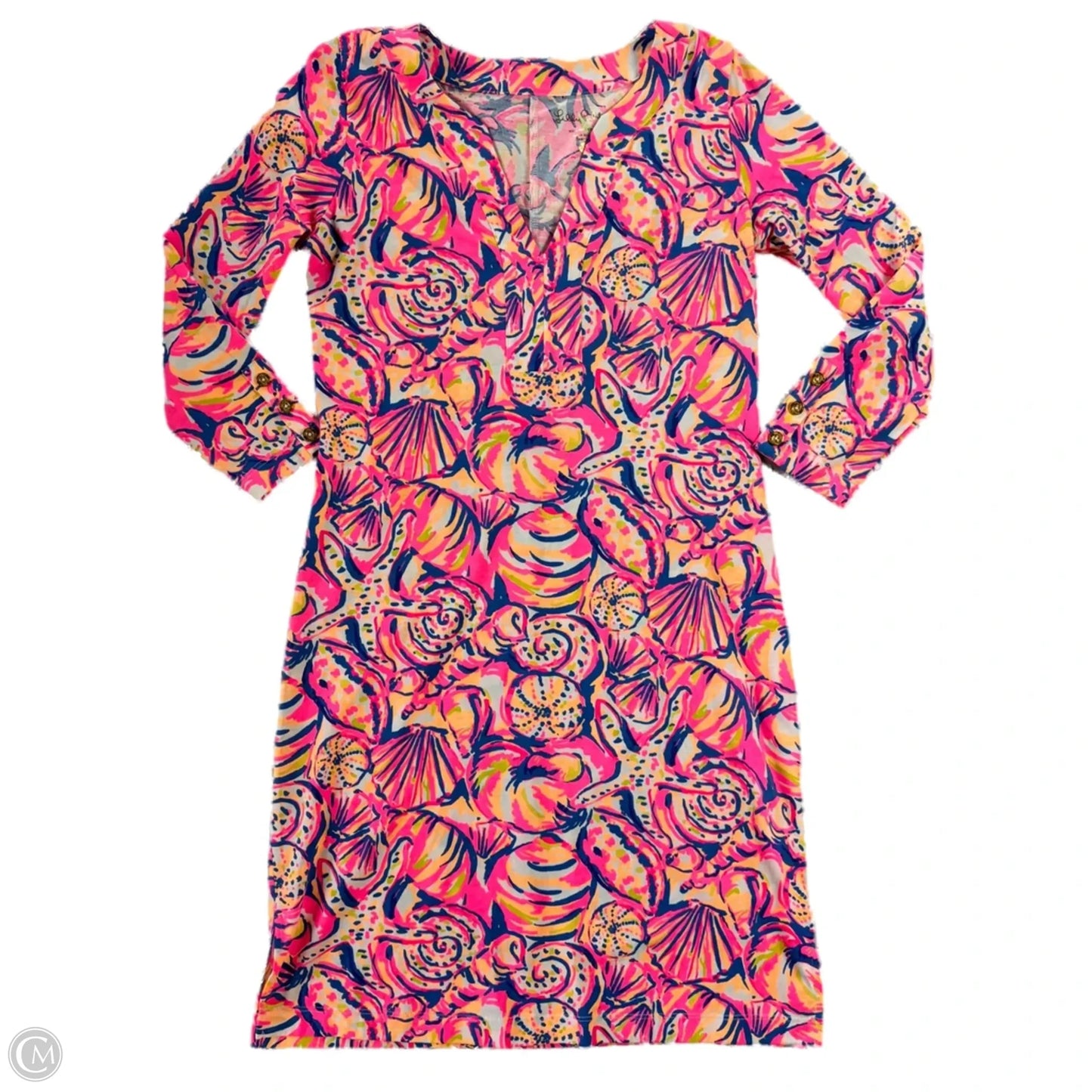 Dress Designer By Lilly Pulitzer In Blue & Pink, Size: Xs