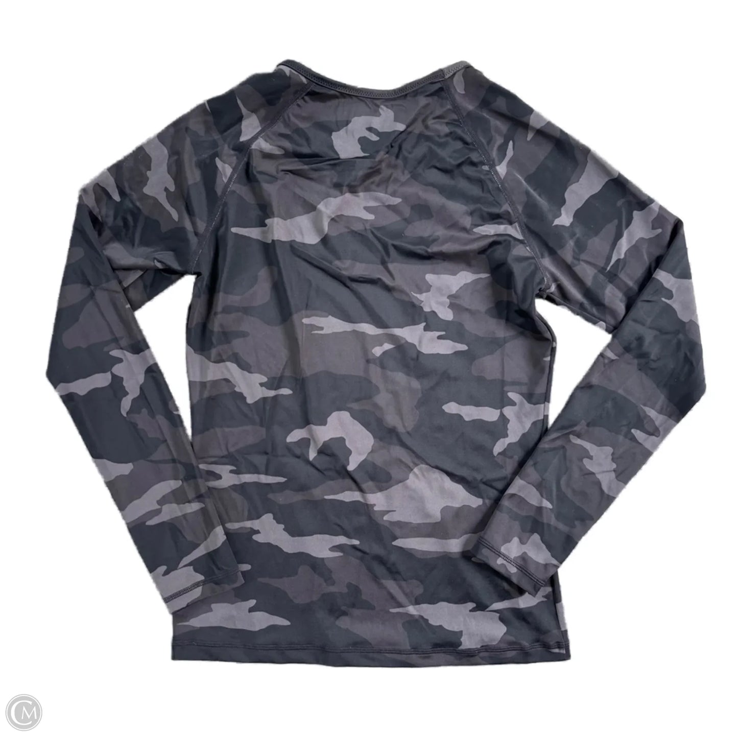 Athletic Top Long Sleeve Crewneck By Athleta In Camouflage Print, Size: S