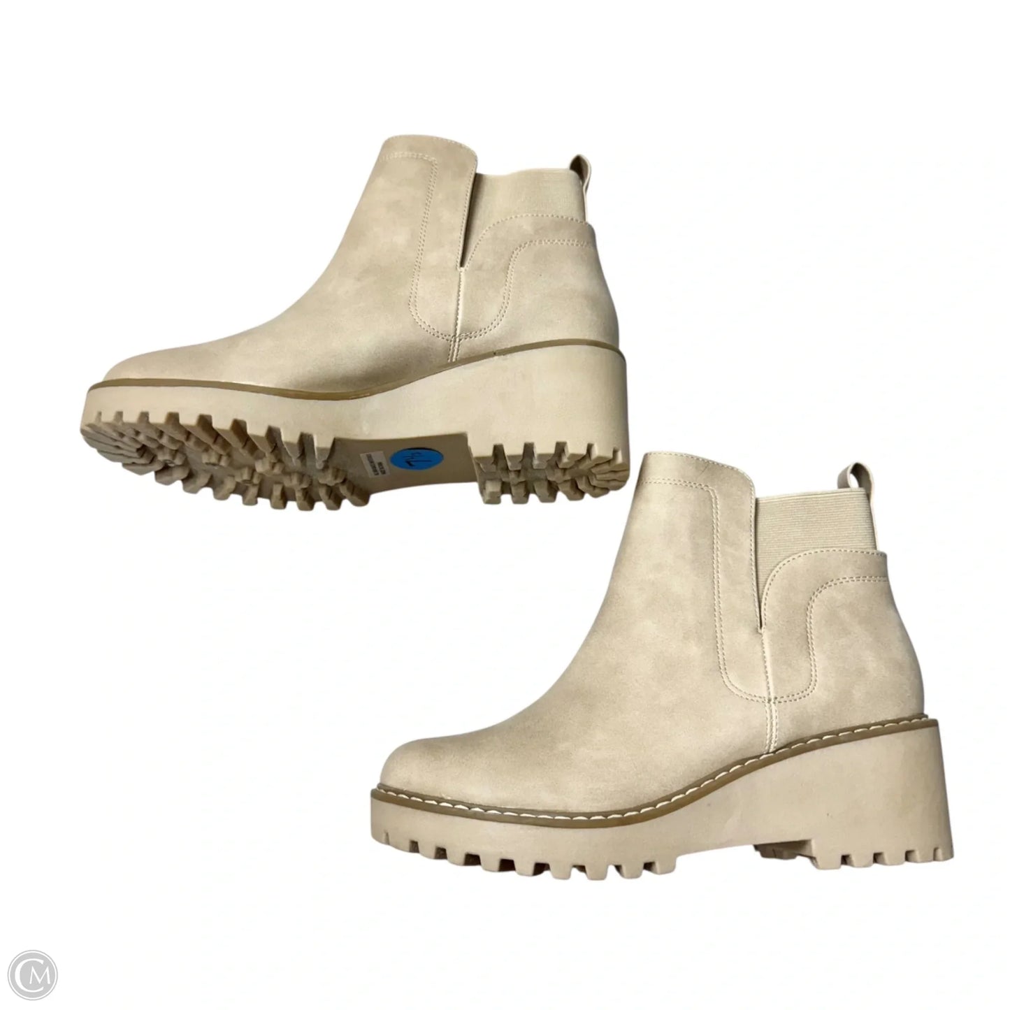 Boots Ankle Heels By Dolce Vita In Beige, Size: 7.5