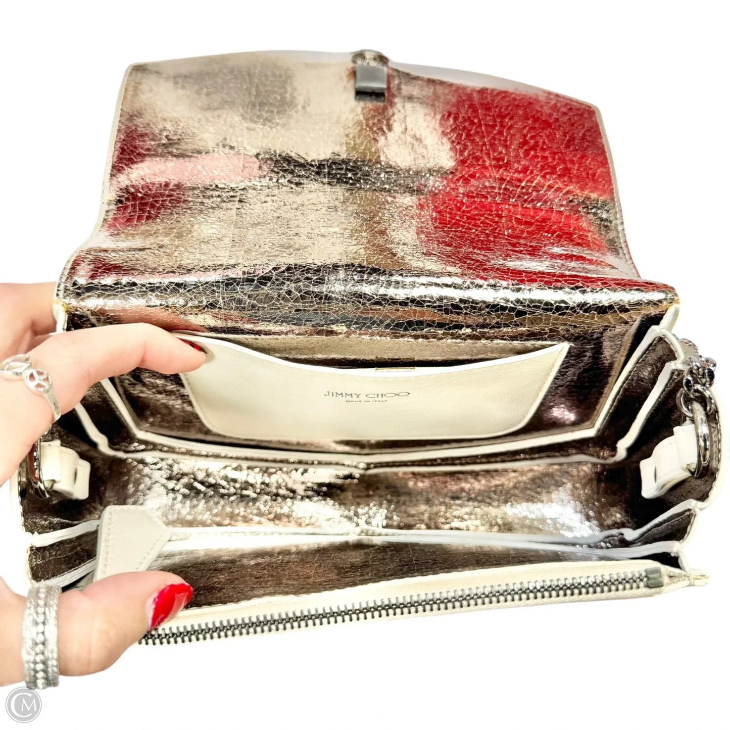 Crossbody Luxury Designer By Jimmy Choo, Size: Small