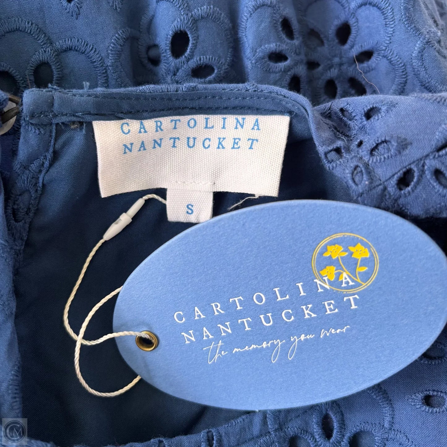 Dress Casual Midi By Cartolina Nantucket In Navy, Size: S