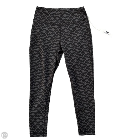 Athletic Leggings By Vineyard Vines In Black & Grey, Size: S