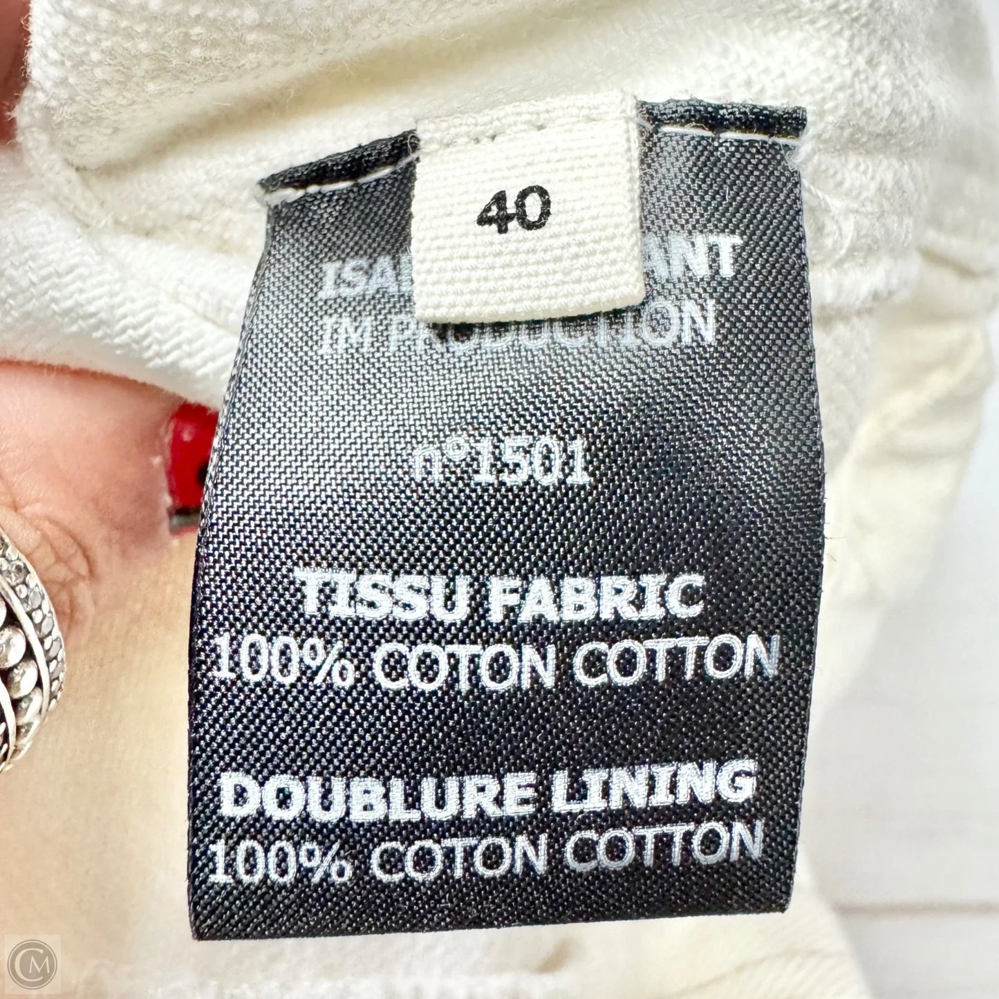 Dress Designer By Isabel Marant In Cream, Size: S