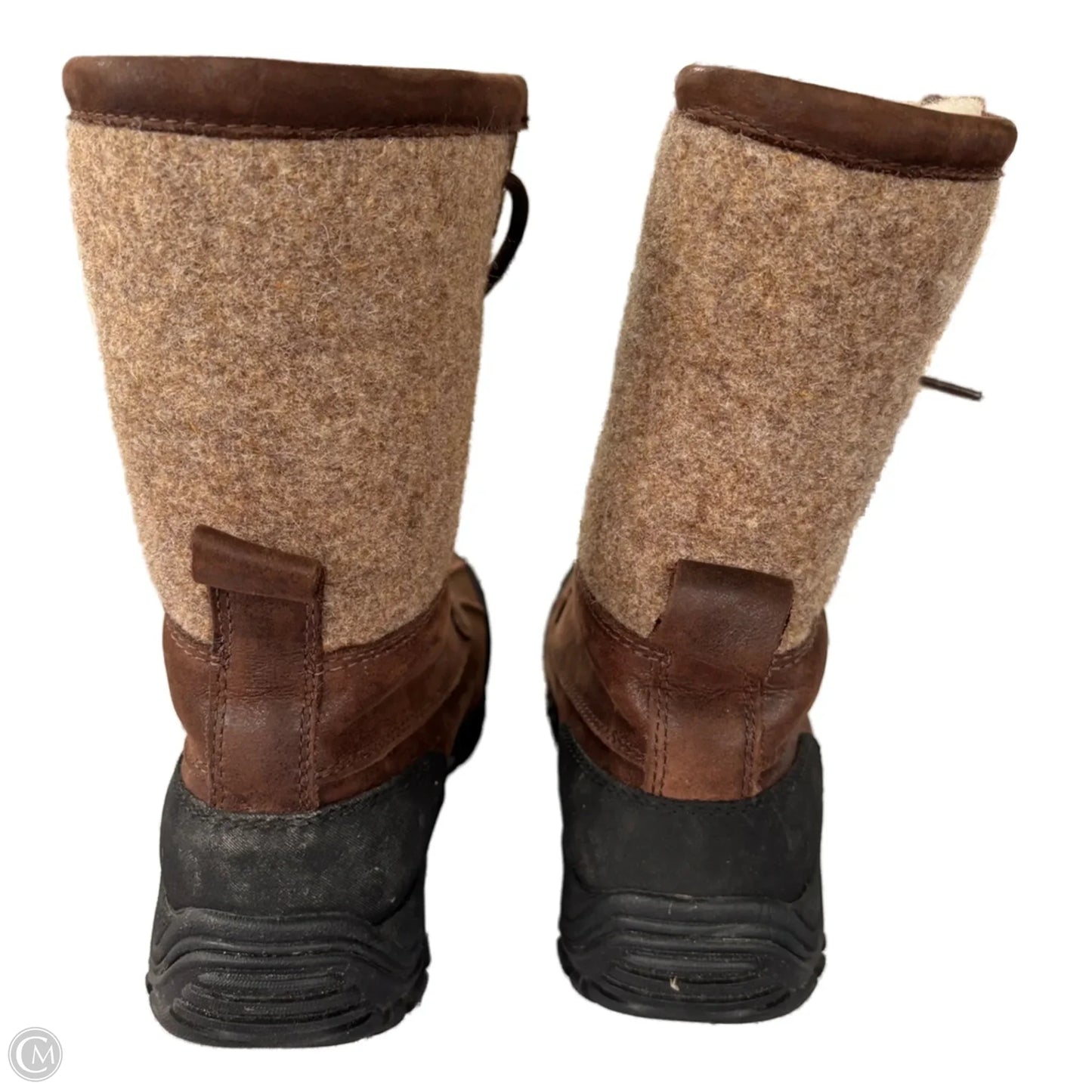 Boots Designer By Ugg In Brown, Size: 8