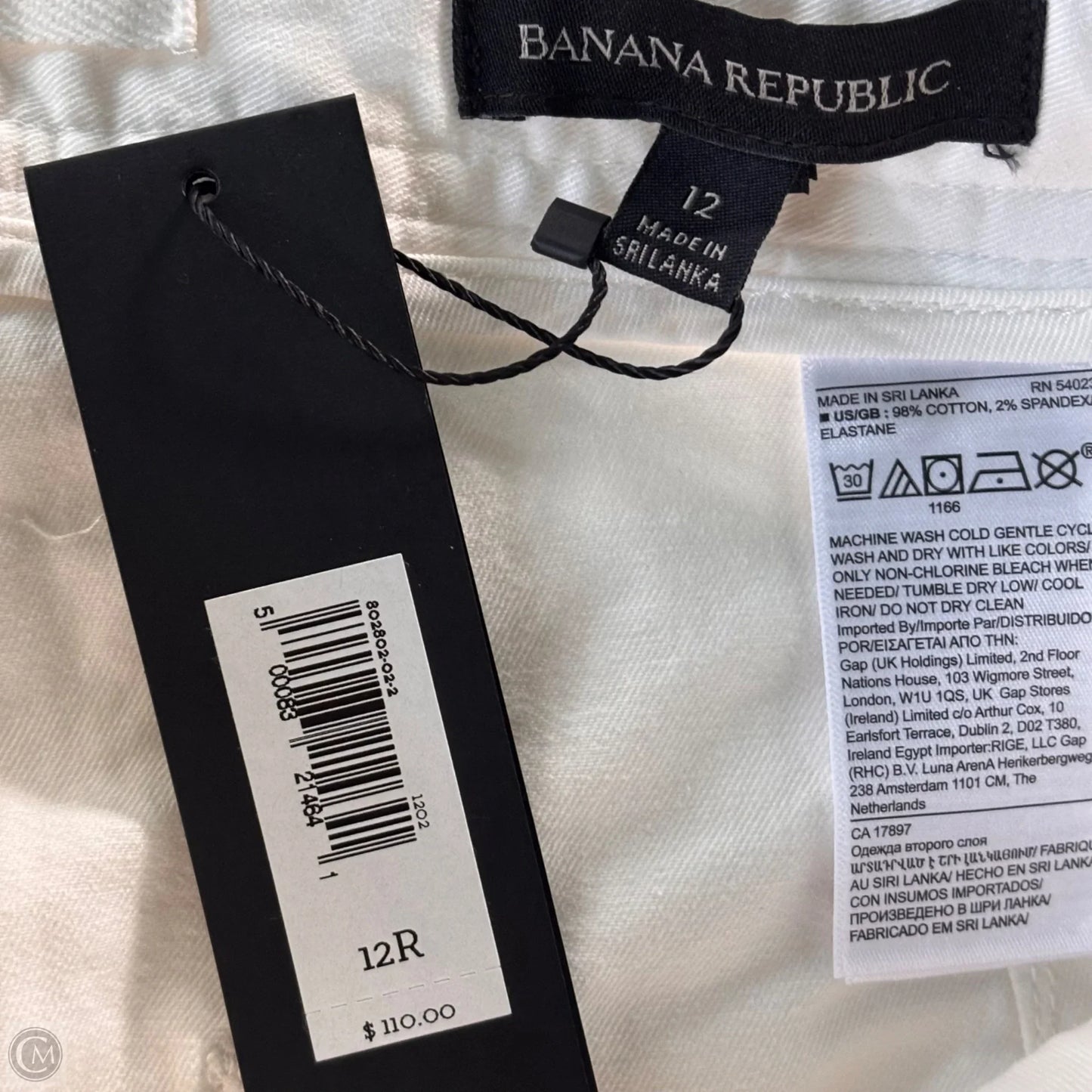 Pants Cargo & Utility By Banana Republic In White, Size: 12