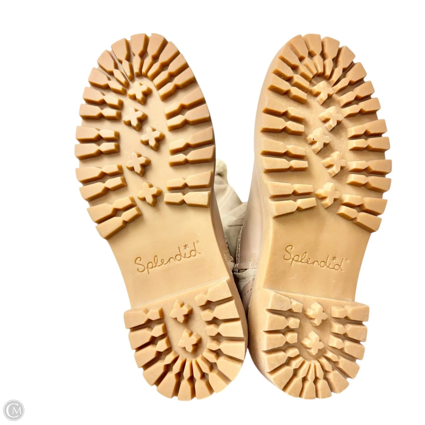 Boots Leather By Splendid In Taupe, Size: 6.5