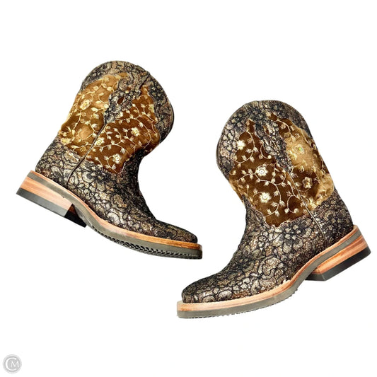 Boots Western By Ferrini In Brown, Size: 6