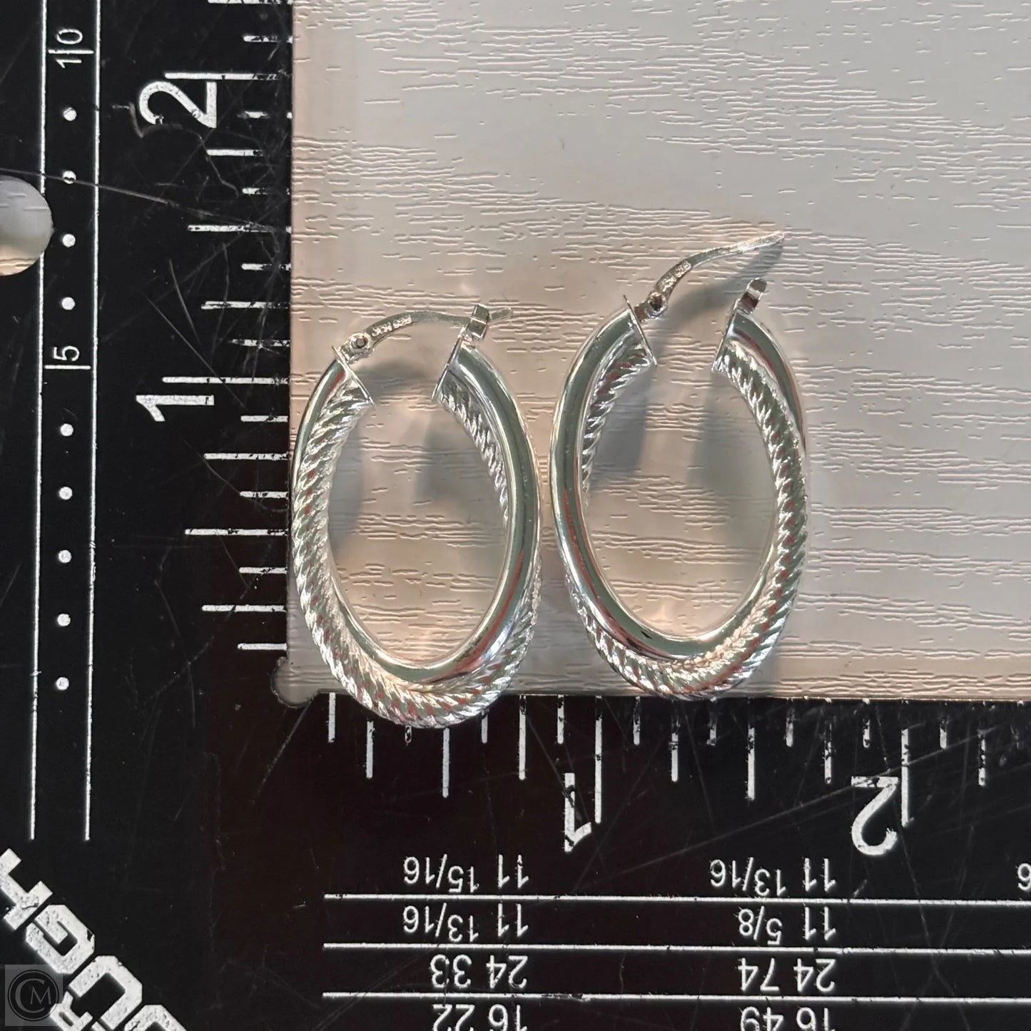 Earrings Sterling Silver Hoops