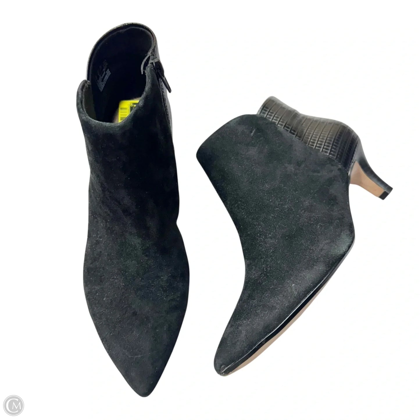 Boots Leather By Clarks In Black, Size: 8.5