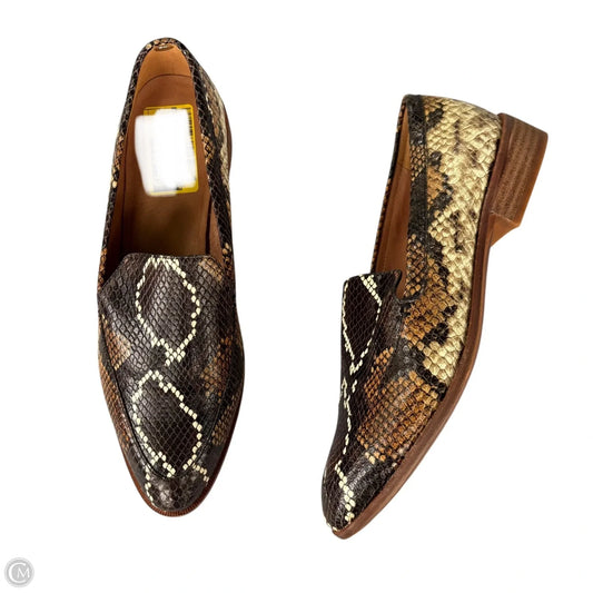 Shoes Flats By Madewell In Snakeskin Print, Size: 9.5