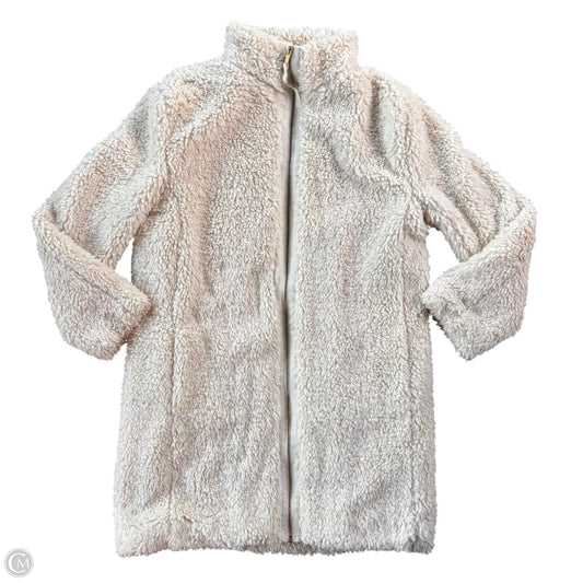 Coat Faux Fur & Sherpa By Gap In Cream, Size: Xs