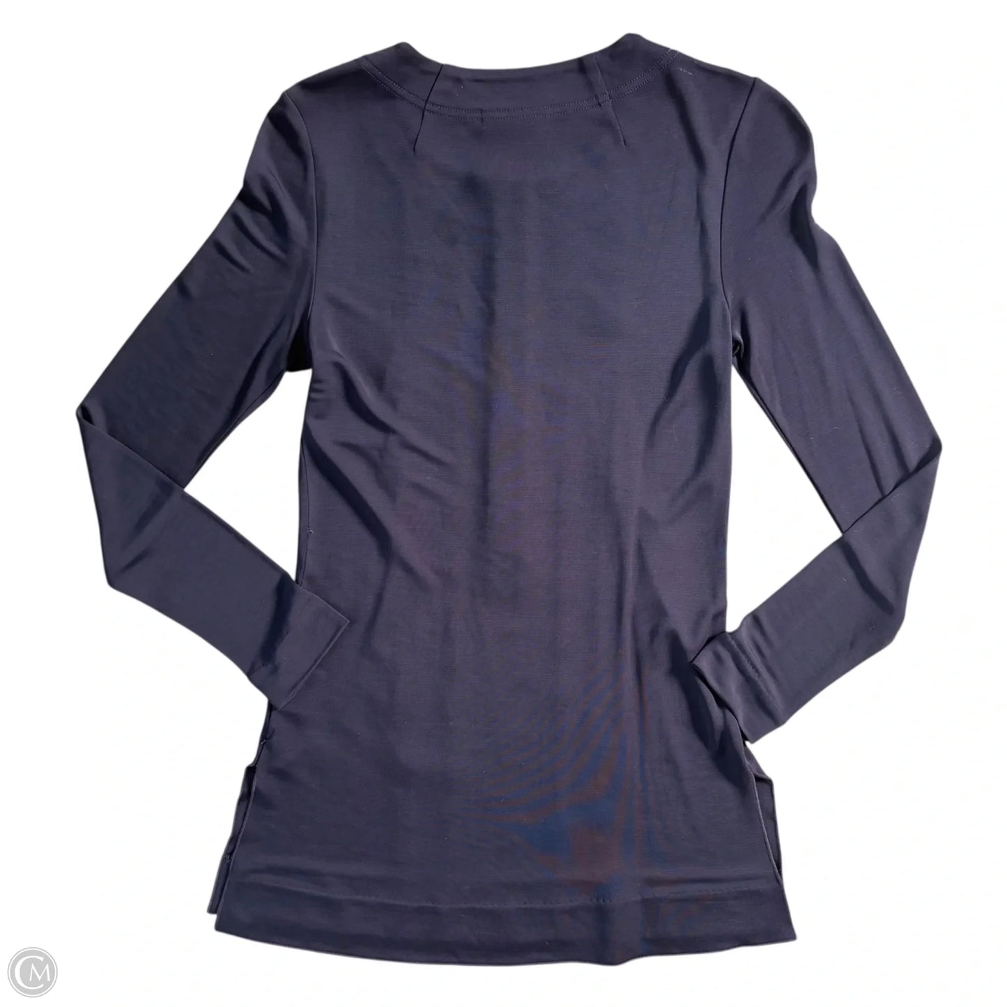 Top Long Sleeve Designer By Tory Burch In Navy, Size: Xs