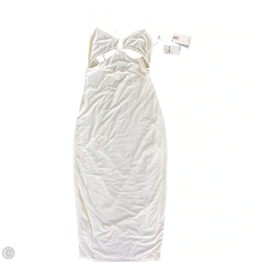 Dress Casual Midi By Good American In White, Size: M