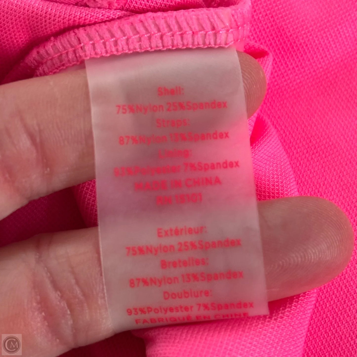 Swimsuit Top Designer By Lilly Pulitzer In Pink, Size: Xl