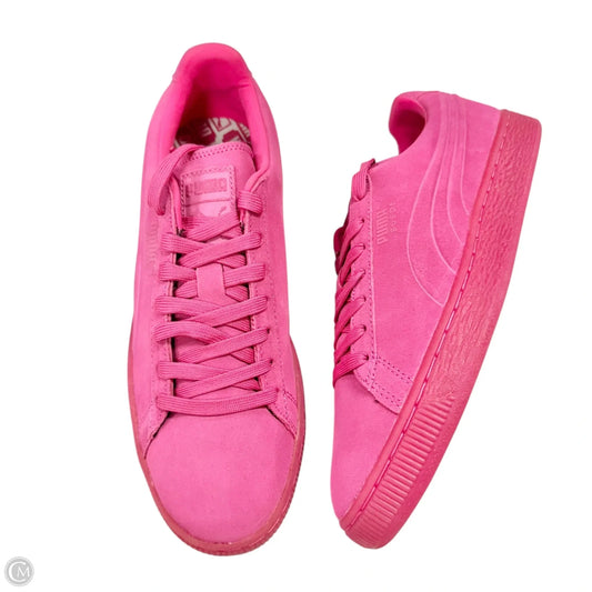 Shoes Sneakers By Puma In Pink, Size: 10
