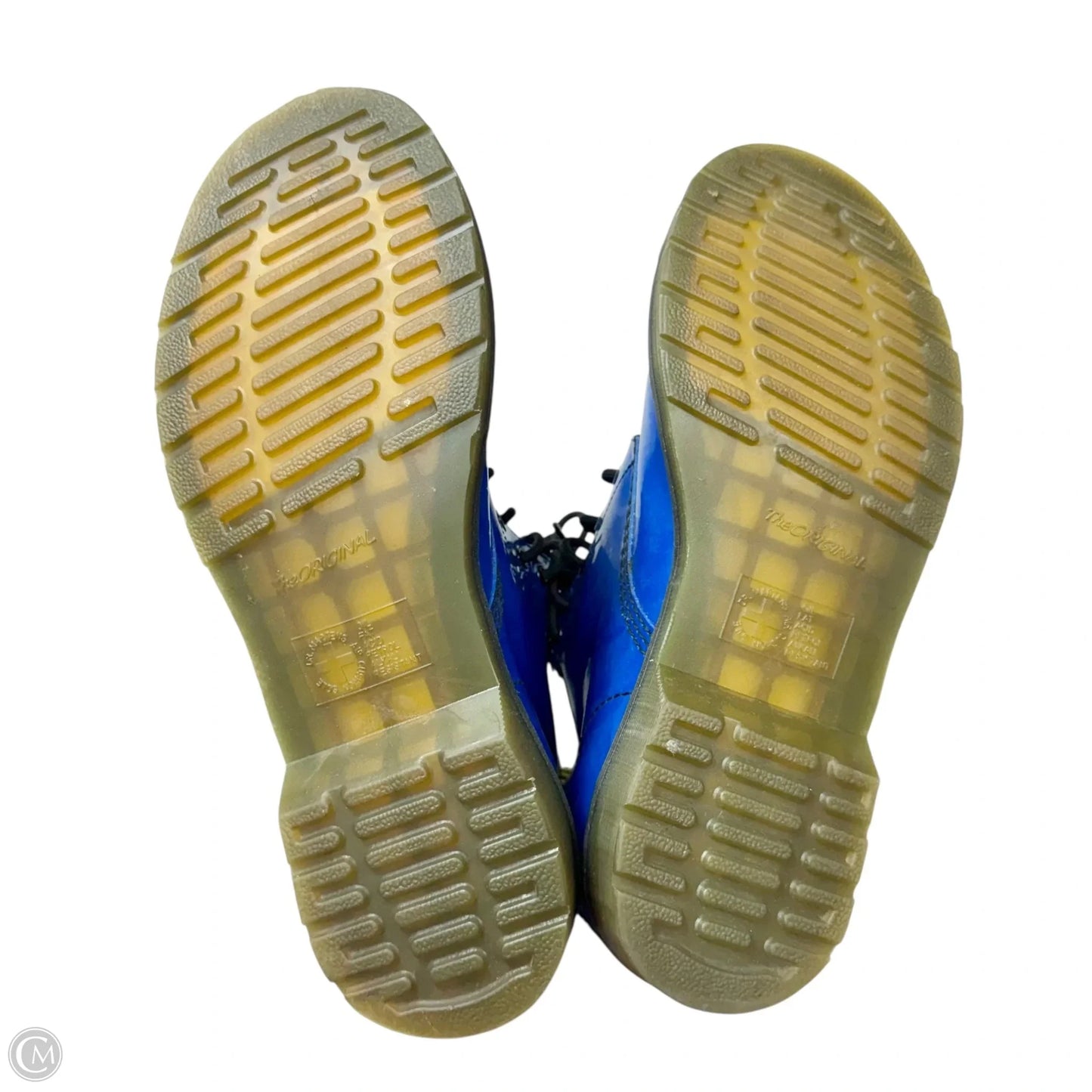 Boots Combat By Dr Martens In Blue, Size: 10