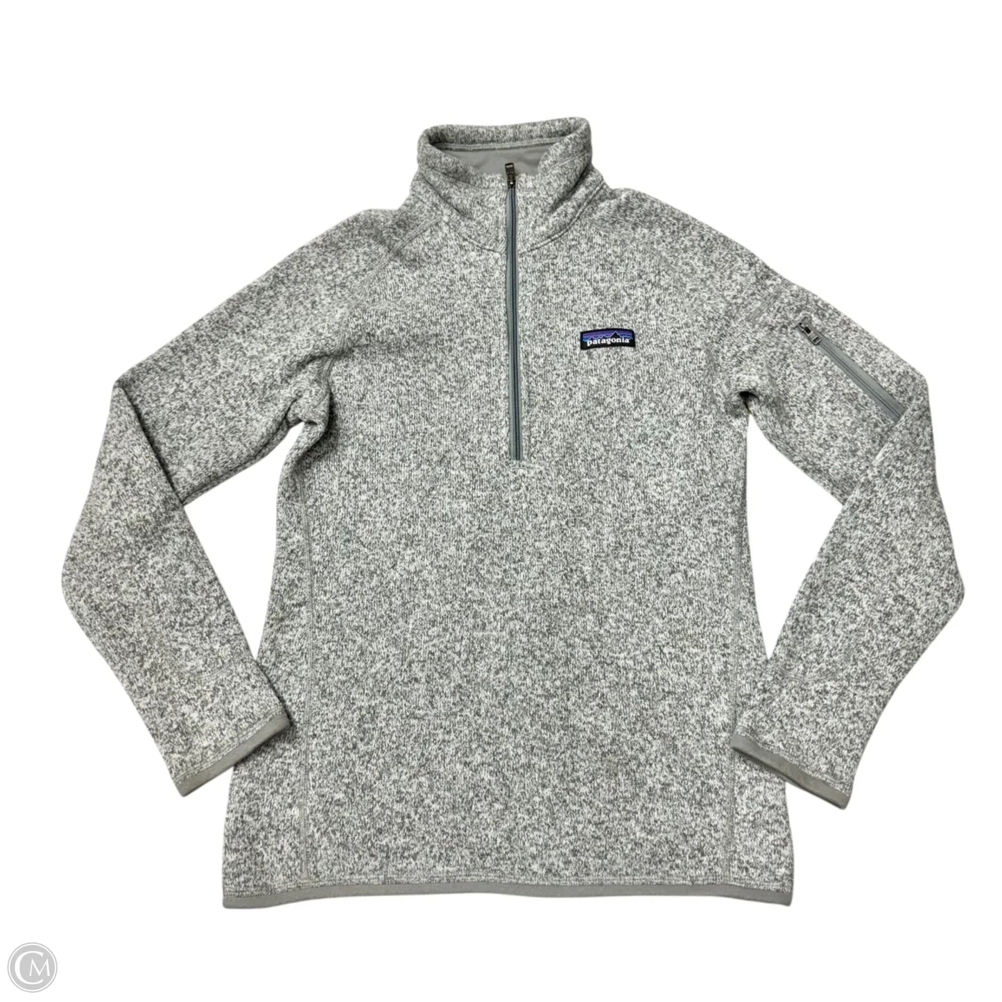 Jacket Fleece By Patagonia In Grey, Size: Xs