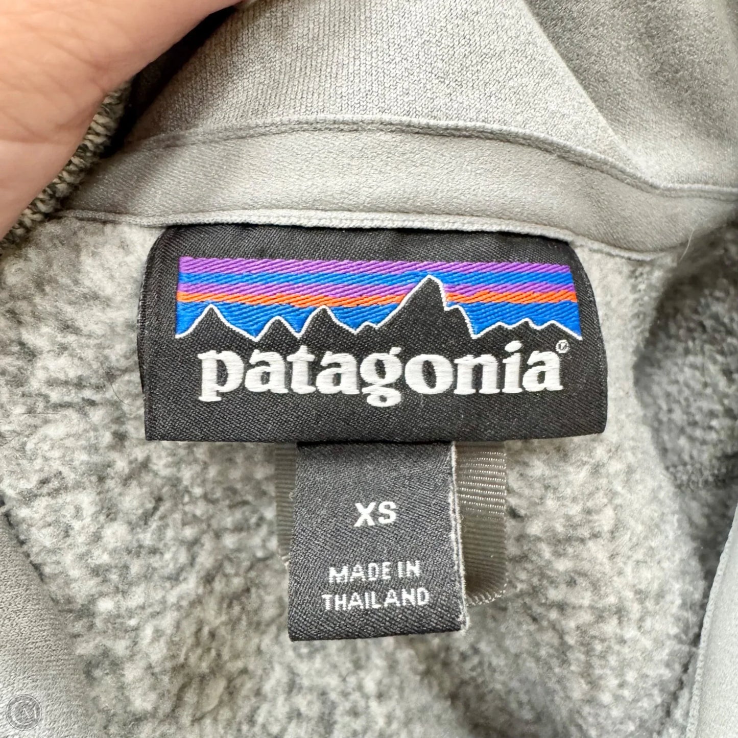 Jacket Fleece By Patagonia In Grey, Size: Xs
