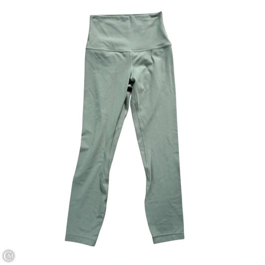 Athletic Leggings Capris By Lululemon In Green, Size: Xs