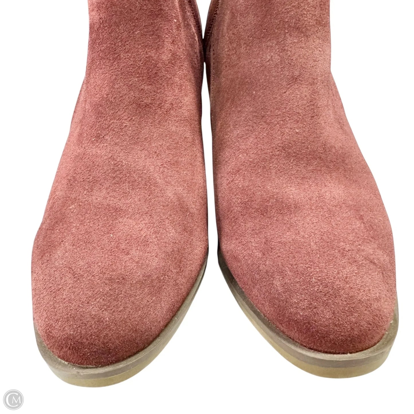 Boots Leather By White Mountain In Maroon, Size: 9