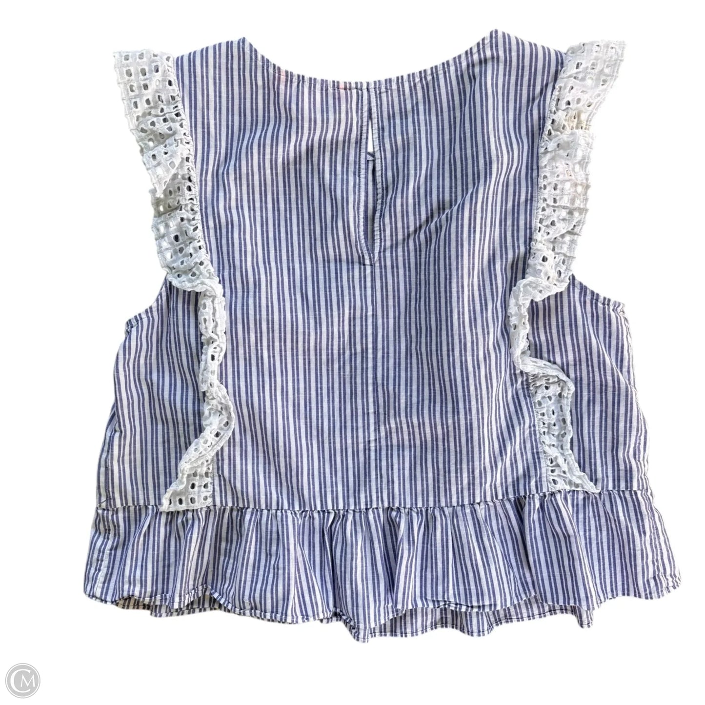 Top Sleeveless Designer By Lilly Pulitzer In Striped Pattern, Size: L