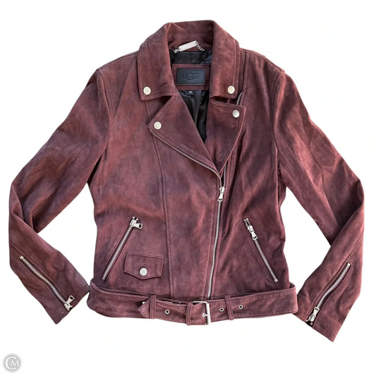 Jacket Designer By Ugg In Purple, Size: Xs