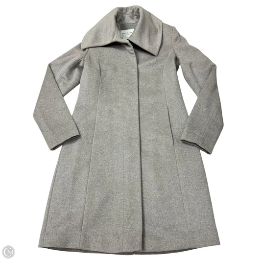 Coat Wool By Cole-haan In Grey, Size: S