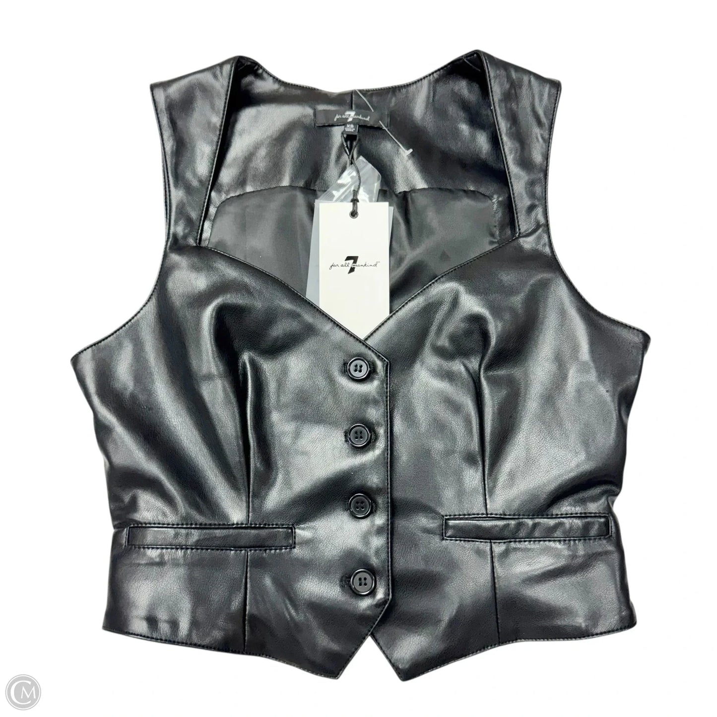 Vest Other By 7 For All Mankind In Black, Size: Xs