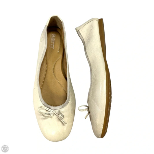 Shoes Flats By Born In Cream, Size: 8.5