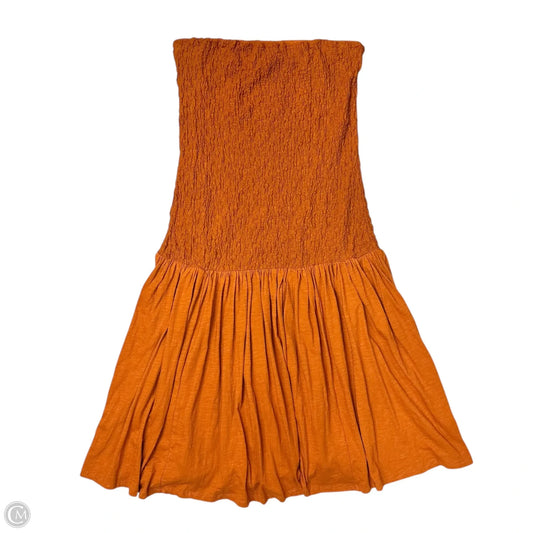 Dress Casual Midi By Anthropologie In Orange, Size: L