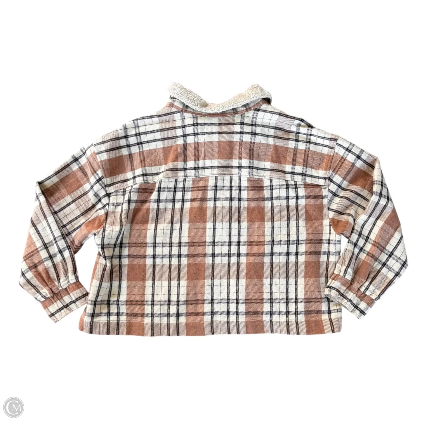 Jacket Shirt By Lucky Brand In Plaid Pattern, Size: Xl