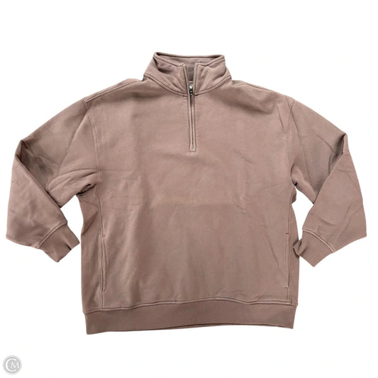 Athletic Sweatshirt Collar By Athleta In Brown, Size: M