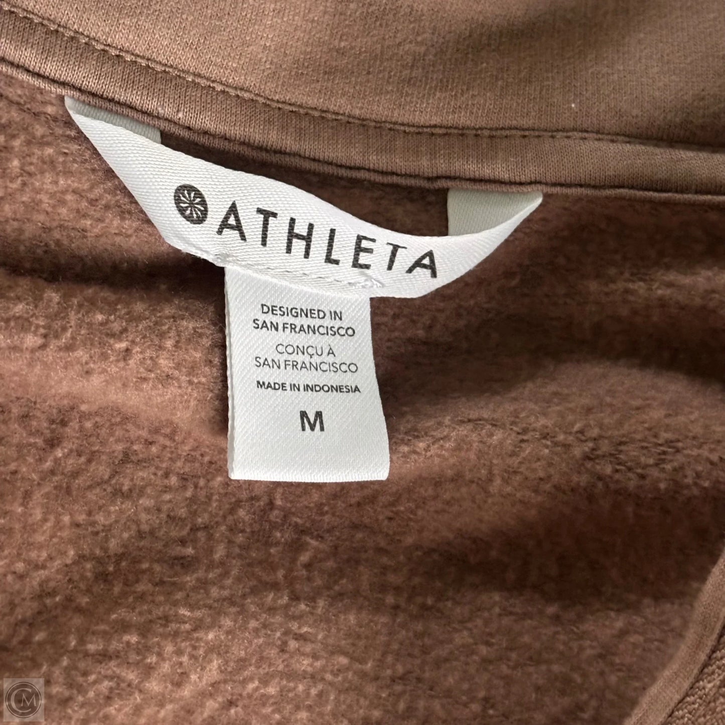 Athletic Sweatshirt Collar By Athleta In Brown, Size: M