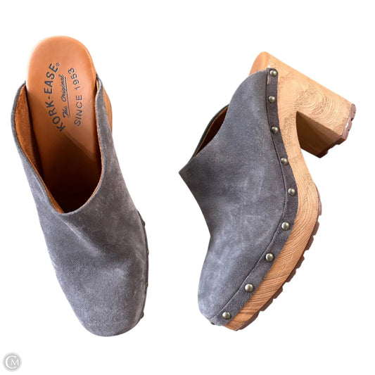 Shoes Heels Block By Kork Ease In Grey, Size: 8