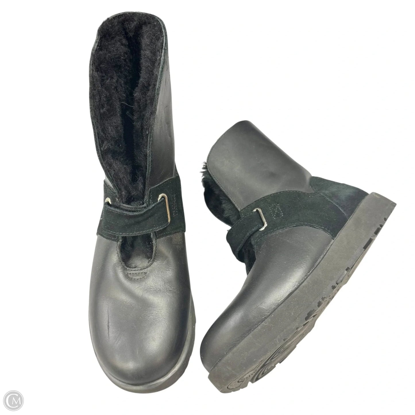 Boots Designer By Ugg In Black, Size: 8