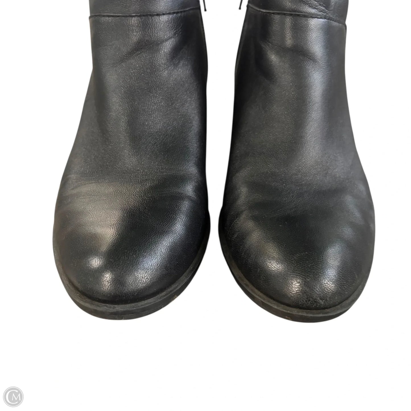 Boots Leather By Lucky Brand In Black, Size: 7.5