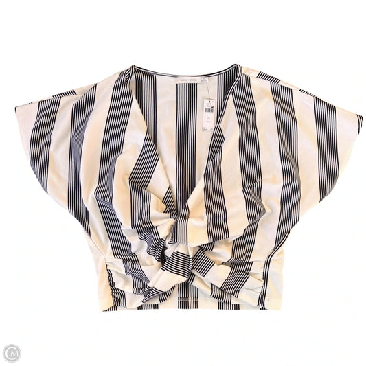 Top Short Sleeve By Bishop + Young In Striped Pattern, Size: 2x