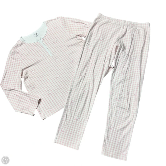 Pajamas 2pc By Roller Rabbit In Checkered Pattern, Size: M