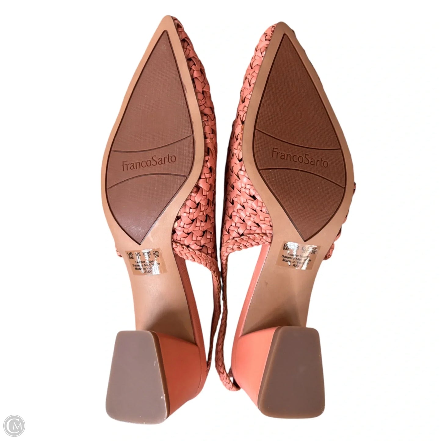 Shoes Heels Kitten By Franco Sarto In Pink, Size: 8