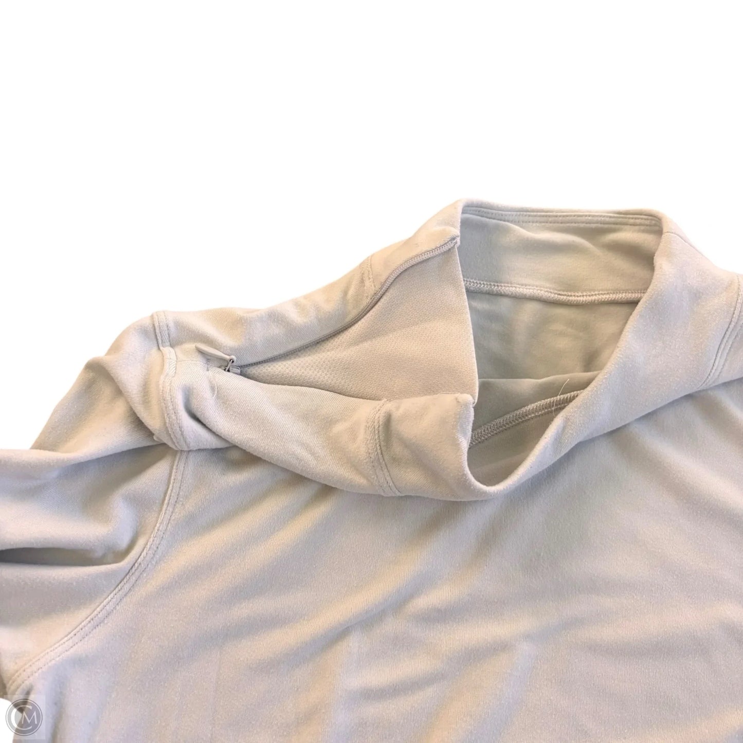 Athletic Top Long Sleeve Crewneck By Lululemon In Grey, Size: S