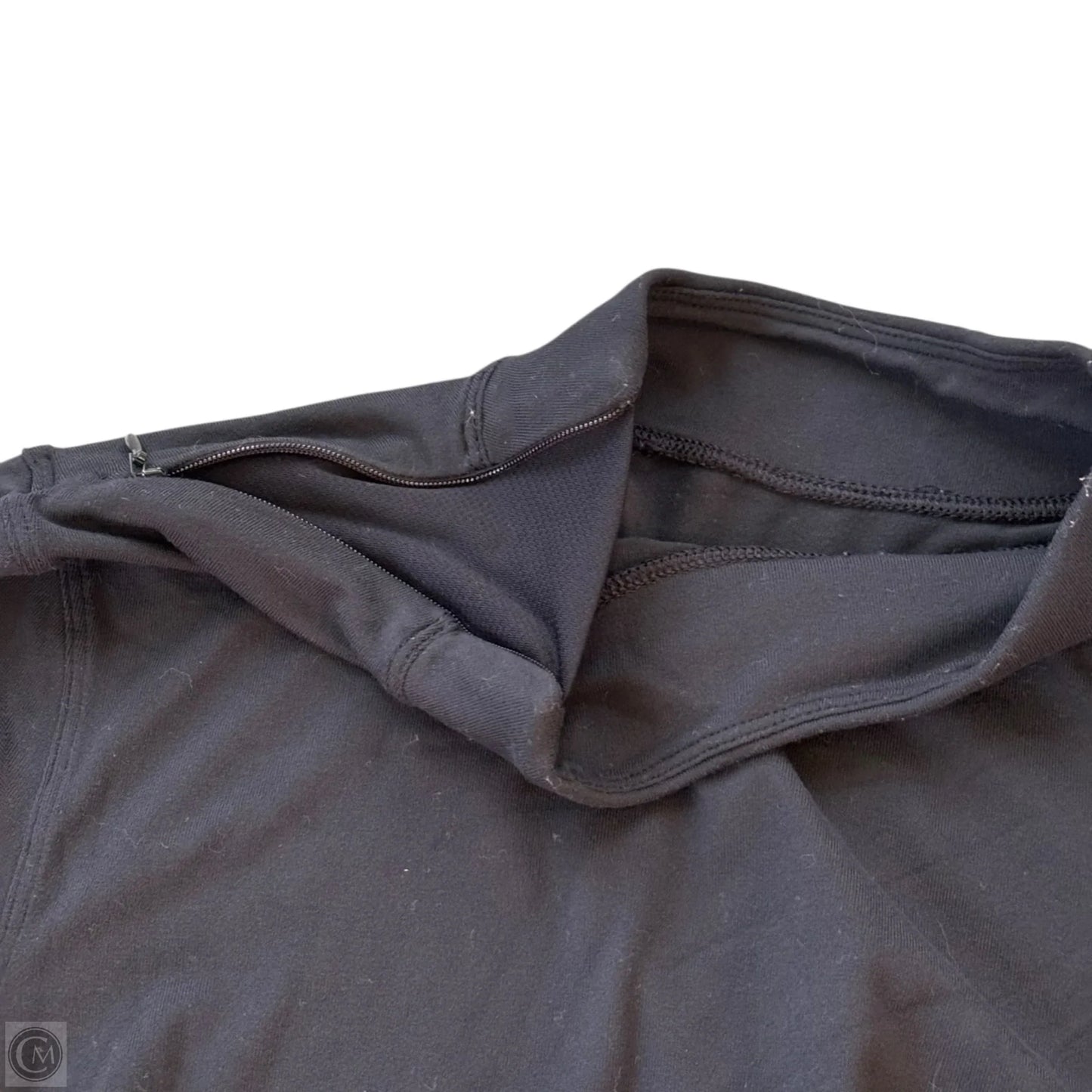 Athletic Top Long Sleeve Crewneck By Lululemon In Black, Size: S