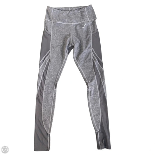 Athletic Leggings By Gym Shark In Grey, Size: M