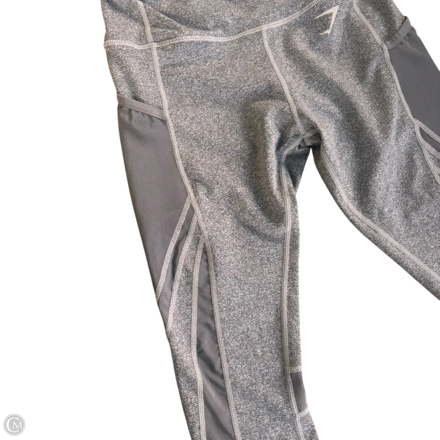 Athletic Leggings By Gym Shark In Grey, Size: M